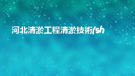 河北清淤工程清淤技術(shù)的未來趨勢與應(yīng)用前景究竟如何？讓我們一起探索！
